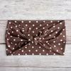 Polka Dot Women Wide Headwraps Large Non Slip Hairband Hair Accessories Bow Headbands  Sports