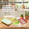 Food Grade Silicone Hot Dog Sausage Mold Baby Food Homemade DIY Ham Sausage Baking Mold