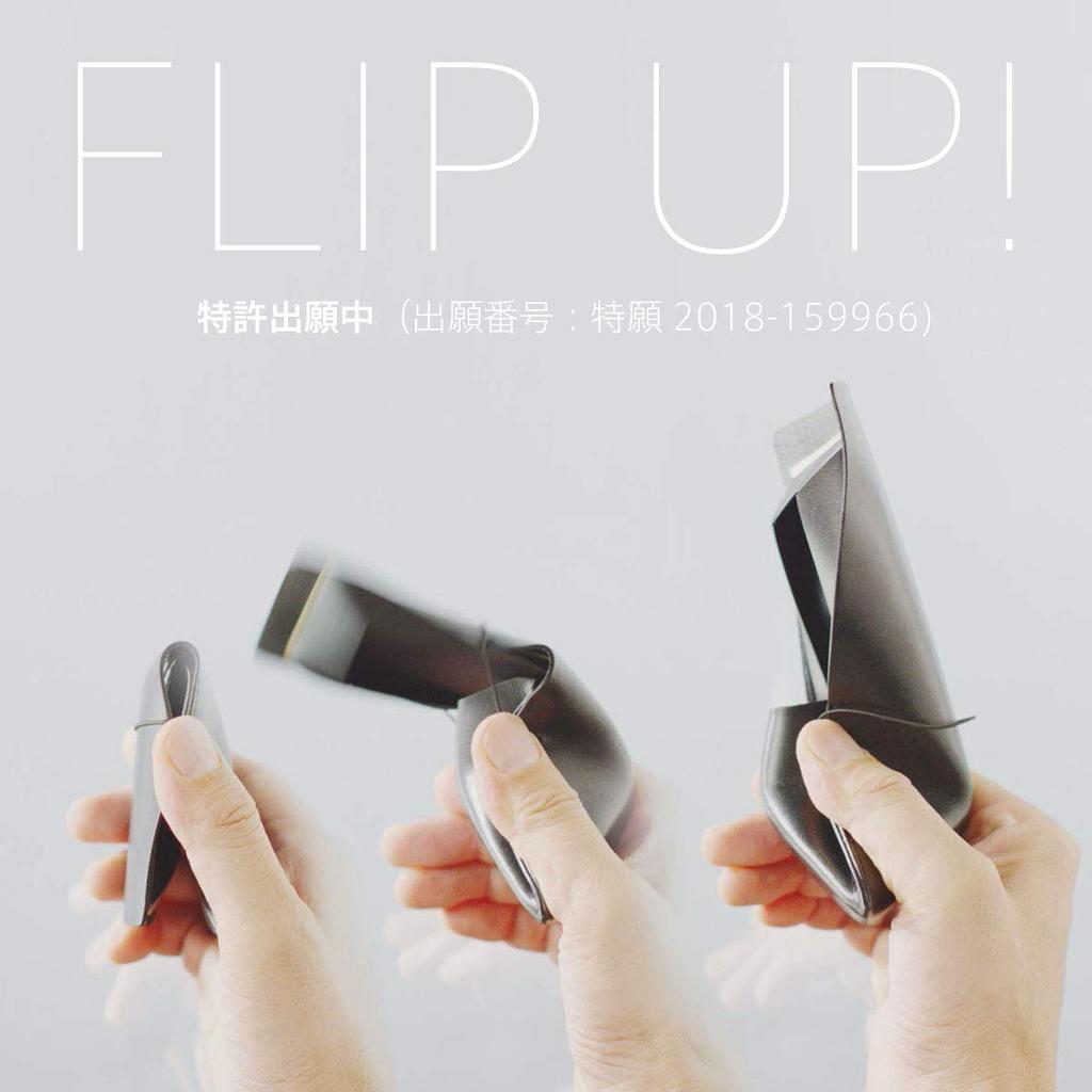 [MYNUS] FLIP UP WALLET plus (Black)
