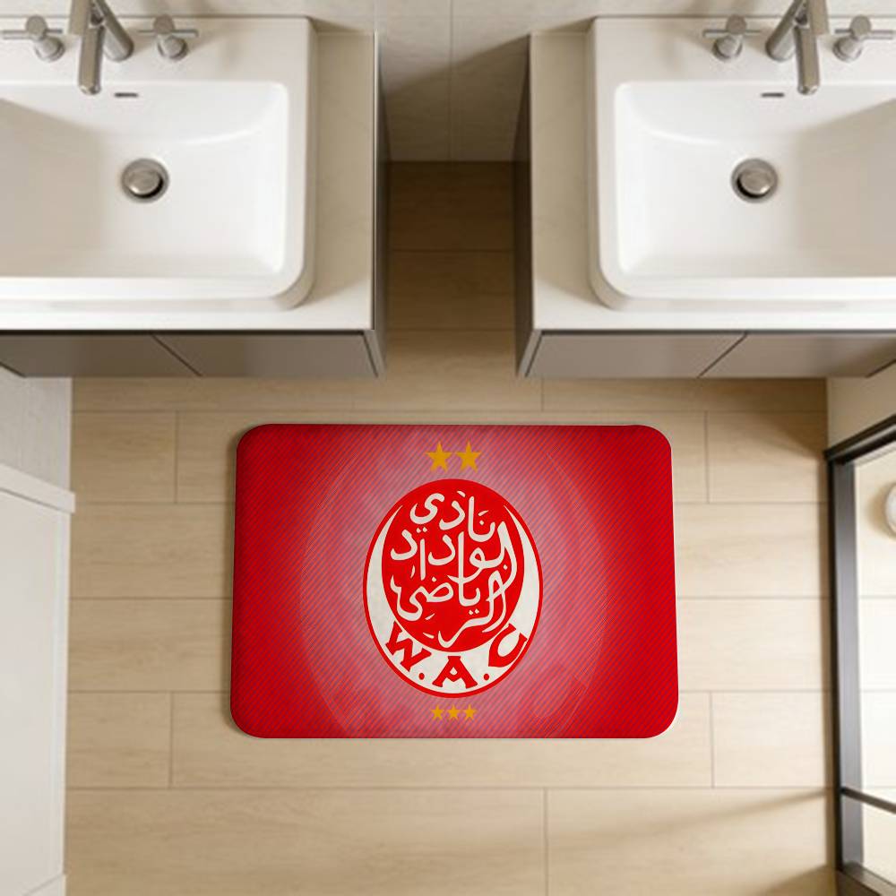 Wydad Athletic Club Floor Mat Retro Multiple Choice Living Room Kitchen Rug Non-Slip Modern Home Decor