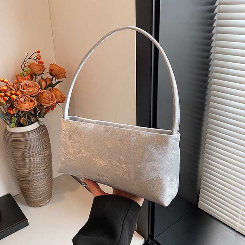 Design Square Underarm Shoulder Bag Women Small PU Leather 2025 New Trendy Crossbody Bag Female Handbags and Purses bolso mujer