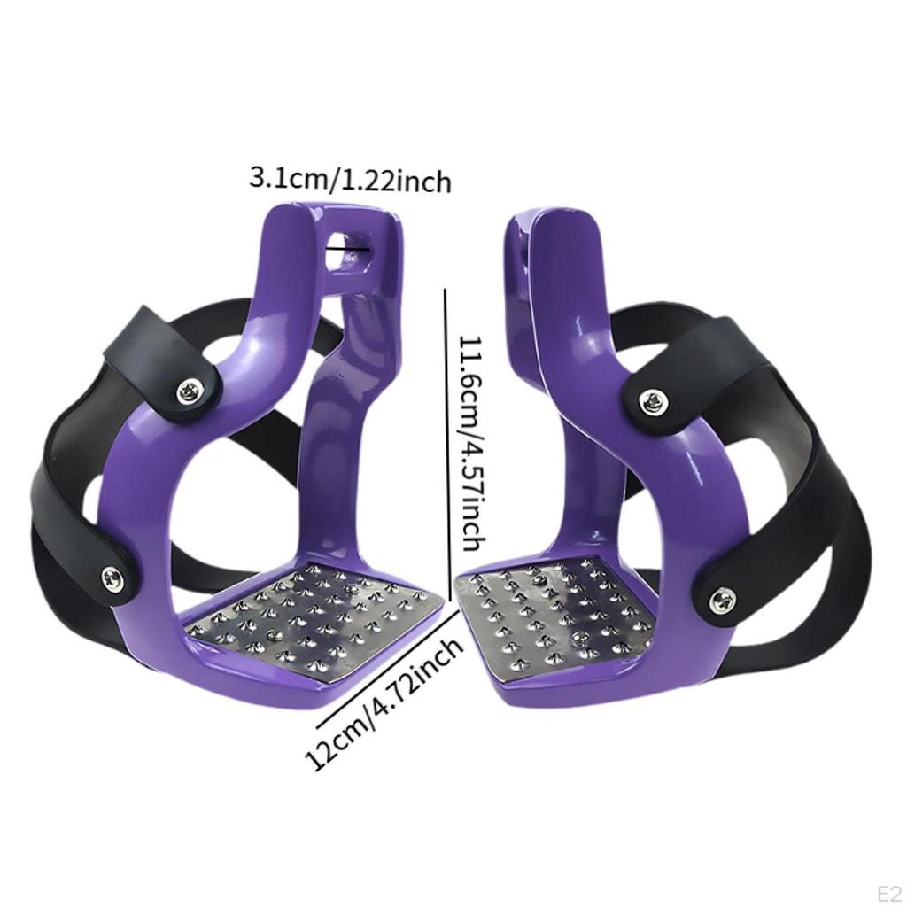 Riding Pedals Reinforced Assembly Inserts AntiSlip Rubber Protection Lightweight Equipment Suitable