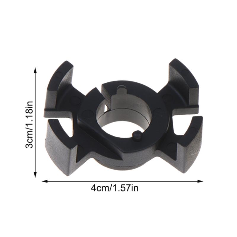 1Pair H1 LED Headlight Bulbs Adapter Base Holder Socket Retainer Clip For High Beams Base Retainer Black ABS