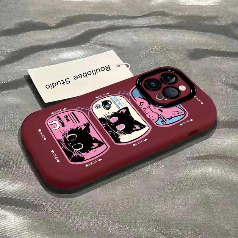 Gong Ge Cat for Apple 16 Phone Case 13 Protective Case for IPhone 15 Fun 14 Cartoon 12 Soft