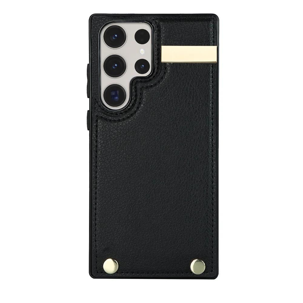 For Samsung GalaxyS23 S22 S21 S20 Ultra Note20 10 Organ Design Multi Card Slot Card Coin Storage Leather Wallet Phone Case