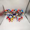 The Amazing Digital Circus Clown Plush Toy Soft Stuffed Jester Doll Cute Cartoon Keychain Lovely Ornament Holiday Gift For Fans