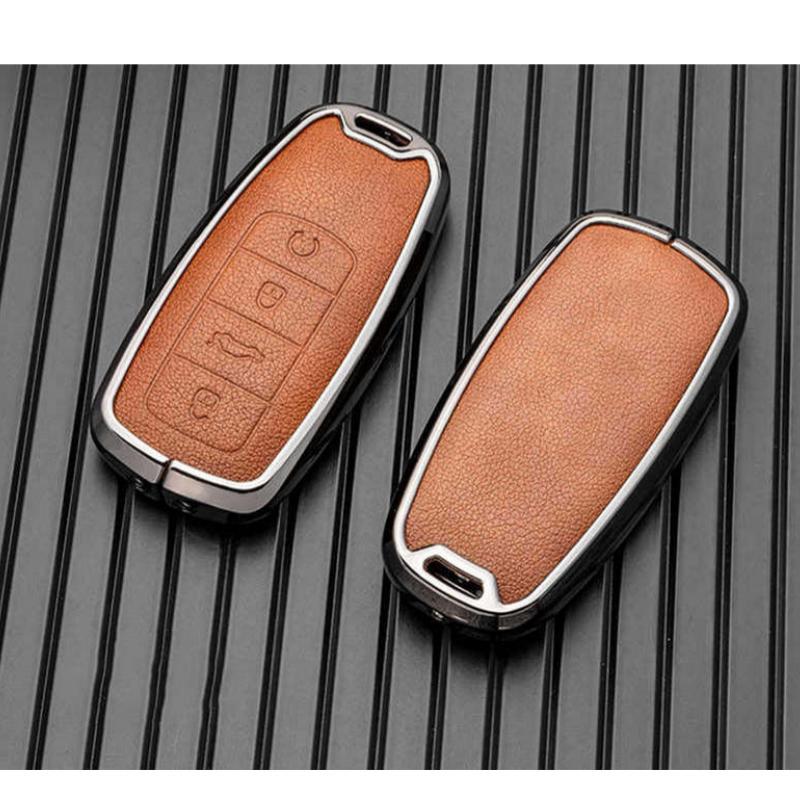 Key Case Cover for Chery Tiggo 8 PRO 7 PRO MAX OMODA C5 JAECOO Leather Remote Fob Holder Car Accessories