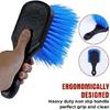 Stiff Bristle Tire Brush & Detail Brush Set -Heavy Duty Car Blue - Stiff Bristle