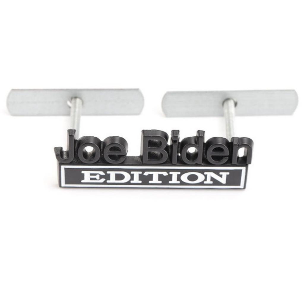 1Pc 3D Metal Joe Biden Edition Logo Car Front Grille Badge Side Fender Rear Trunk Emblem Sticker Decal