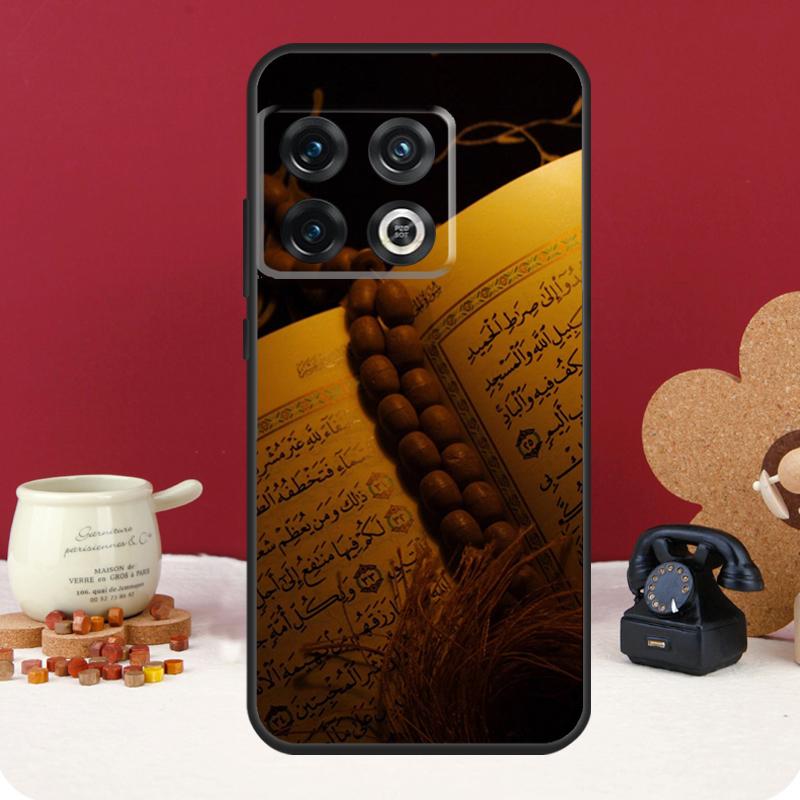 Islamic Book Arabic Quran Muslim Cover For OnePlus 13 12 11 13R 12R 10 Pro 8T 10T OnePlus Nord CE 4 3 2 Lite N30 N20 N10 Case