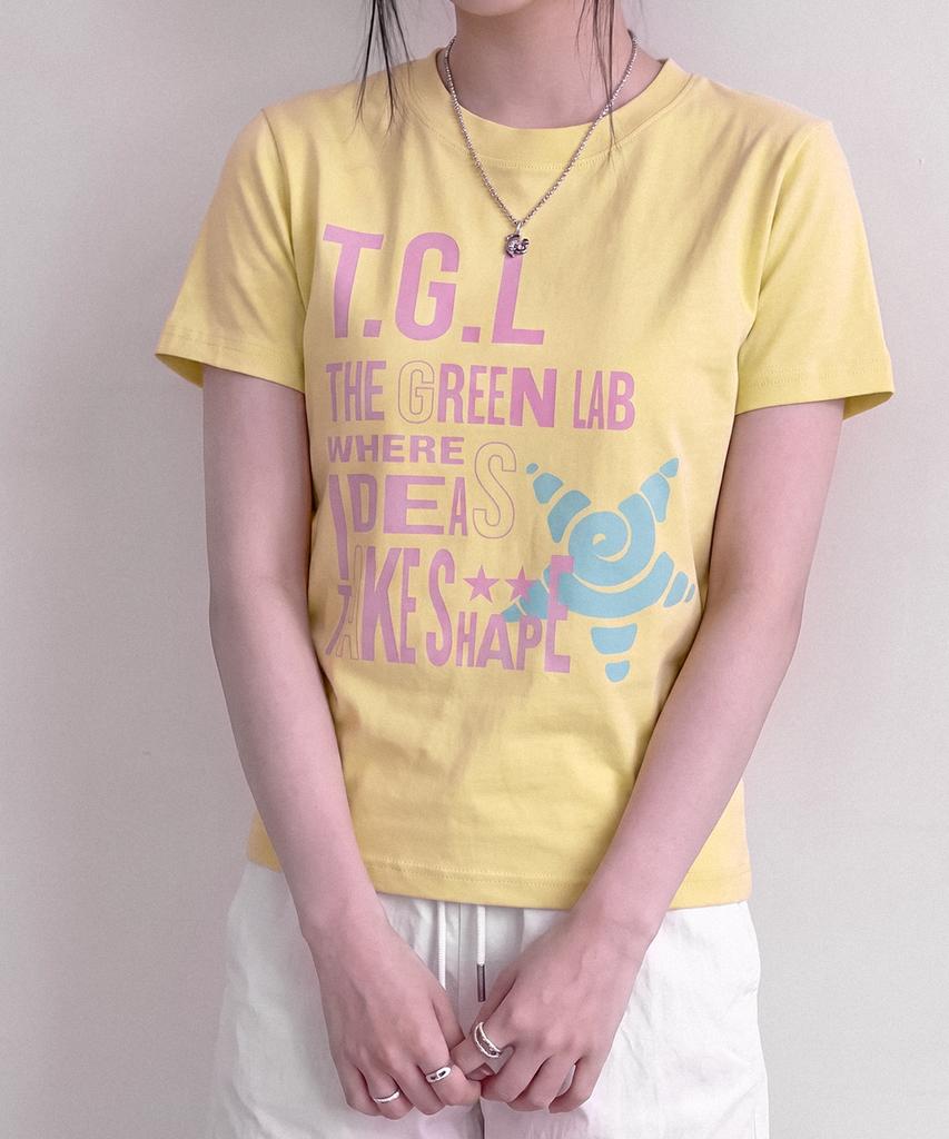 THE GREEN LAB Tgl Spandex Short Sleeve Tee [Lime Yellow]