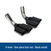 Mercedes-Benz G-Class G500 G350 G63 AMG Dual-Quad Tailpipe Exhaust Muffler Modification