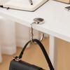 2PCS Folding Table Handbag Hanger Round Desk Purse Bag Hook Classroom Desk Schoolbag Hanger  Student