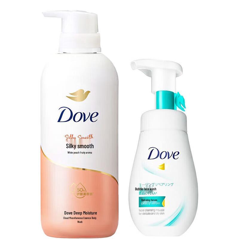 

Dove Peach Shower Foam & Cleansing Foam Set