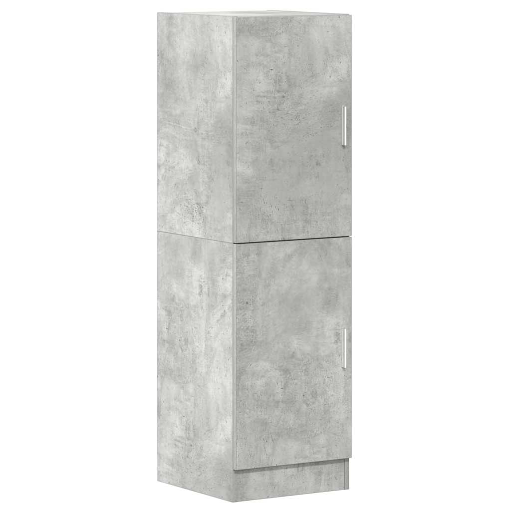 Vidaxl Set of 2 Kitchen Cabinets, Concrete Grey