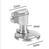 Jinxiu Stainless Steel Door Stopper Magnetic Bracket,strong Magnetic Door Stopper Bedroom No Punch Adjustable Anti-bump Door Stopper Door Bumper Door