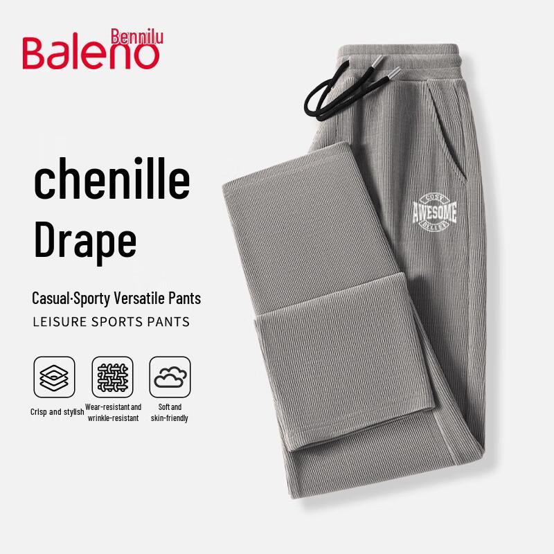 

Baleno Men s Chenille Straight Leg Casual Pants 2XL