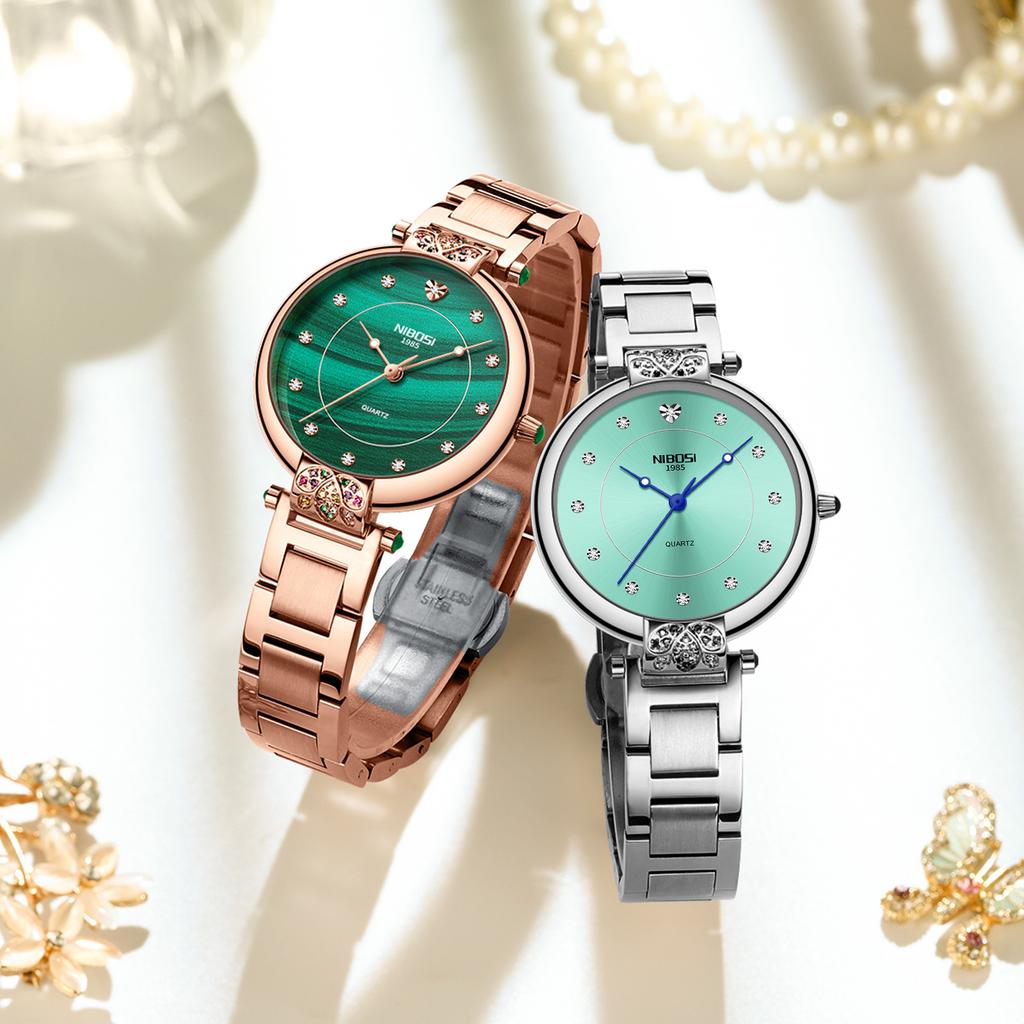 The Watch Is Simple, Light Luxury, Small Green Watch, Fashionable, Exquisite, High-End And High-Value Women'S Watch