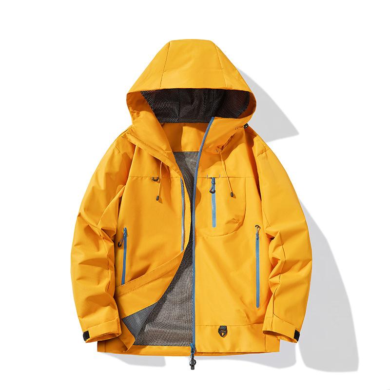 Spring and Autumn New Jacket Men's and Women's Outdoor Windproof Waterproof Casual Jacket