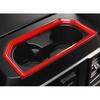 Rear Seat Armrest Water Cup Panel 1* For Ford F150 F-150 2015-19- Bright Red
