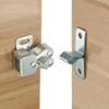 Dual-Roller Magnetic Spring Lock Buckle Touch Bead Press Door Fastener for Home Wardrobe and Low-Profile Cabinets