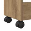 Cabinet with Wheels Artisan Oak 60 x 22 x 79 cm