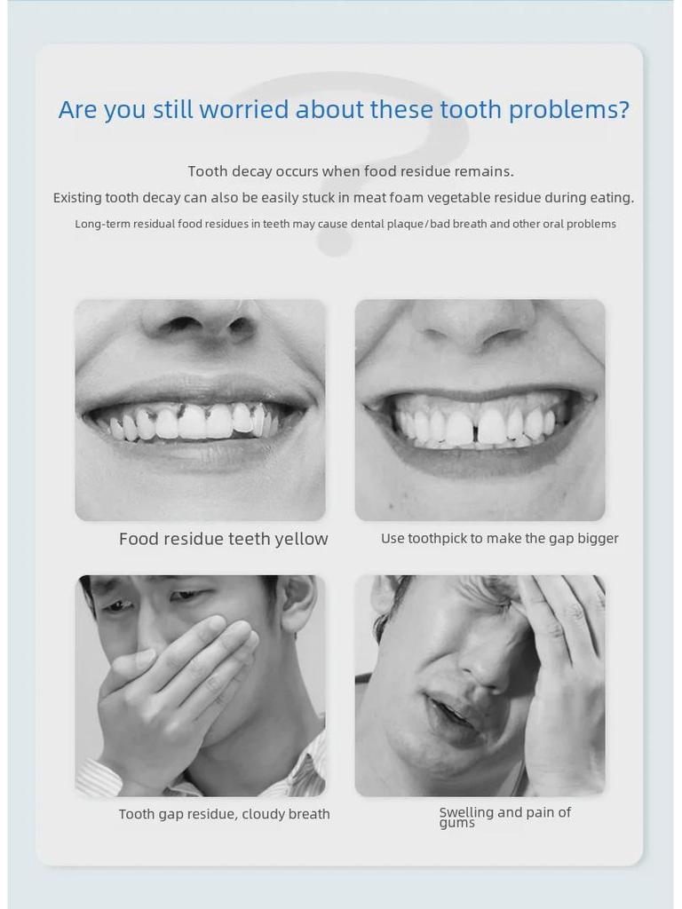 10 Boxes Mixed Dental Kit: Plastic Toothpicks, Disposable Floss Sticks, Flat Wire Floss, Portable Floss Box for Home & Commercial Use