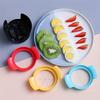 Stainless Steel 3-in-1 Manual Egg Slicer and Cutter Set, Multifunctional Kitchen Tool, Durable Plastic Handle,for Slicing Eggs, Fruits, and Vegetables