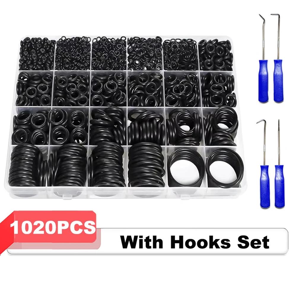 Nitrile Rubber O-ring Kit Sealing Gasket DIY Repair Tools