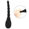 Silicone Attachment, Colon Cleanse Douche with Ridged Texture Design, Body Safe Silicone for Effective Intestinal Cleansing, Travel Ready, 210mm