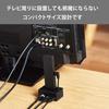 ELECOM Stand Type Adapter for TV Fire TV TV Stick Max Compatible with LAN Port Wi-Fi Stick/Fire 4K/4K DH-FTHDL01BK