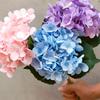 Künstliche Hortensie UV-beständig Gefälschte Seidenblume Zuhause Hochzeitsparty Babyparty Tischdekoration Innen Außen Künstliche Blüte Dekoration