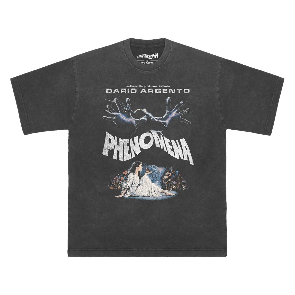 Phenomena TShirt S Horror Movie Dario Argento Suspiria Jennifer Connelly Inferno Men Washed Long Sleeves Cotton Tee Shirt S