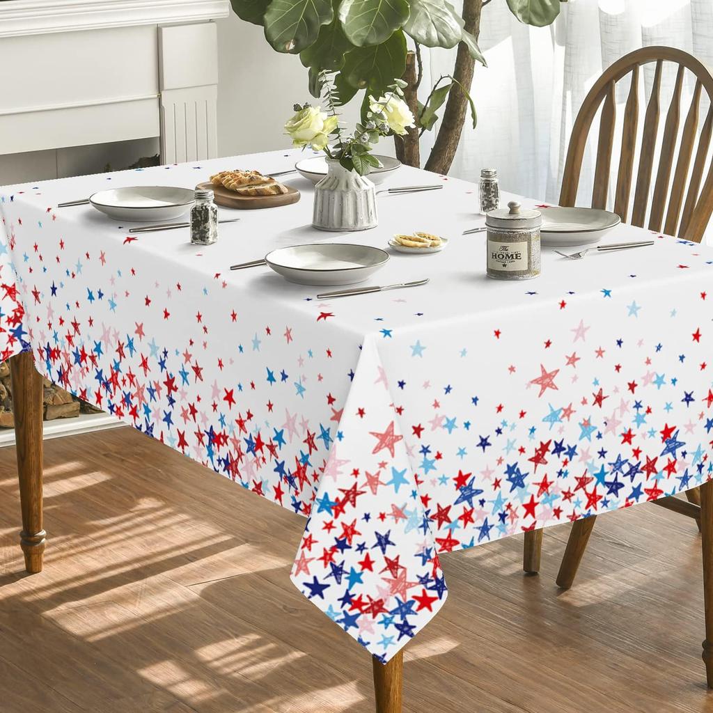 Independence Day Creative Tablecloth Home Festive Dining Table Coffee Table Dustproof Beautiful Decoration
