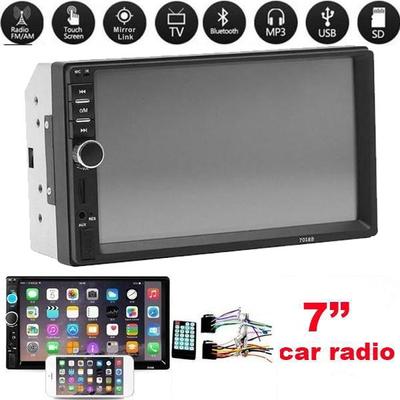 Car Multimedia Player  Audio Stereo Radio 7" HD MP5 Touch Screen Digital Display