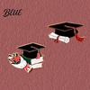 Graduation Gift Pin Brooch Bachelor Hat Shape Photos Outfit Decoration