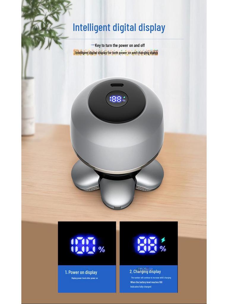 Multifunctional Rechargeable Electric Shaver for Men - Digital Display, Bald Head, Full Body & Beard Washable Razor