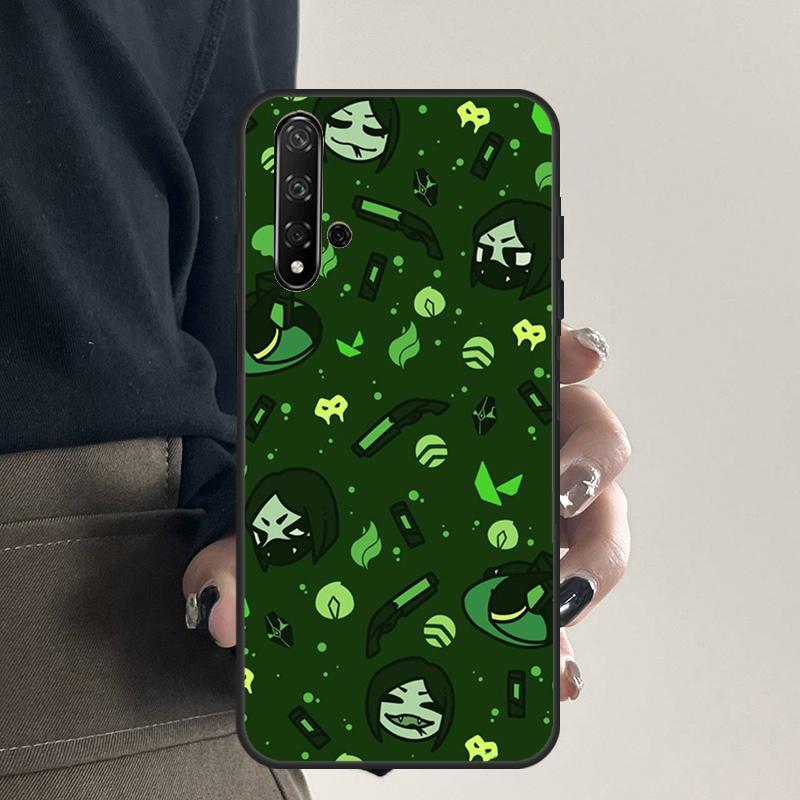 Grafika Postaci z Gry Valorant Na Etui Huawei Nova 12s 12i 11i 7i 8i 9 10 SE Y91 Y90 Y60 Y70 Y72 Y61 P60 Pro P30 P40 Lite