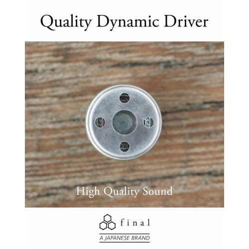 Final E1000 In-Ear Earphones (Black) FI-E1DPLBL