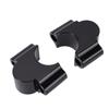 28mm Handlebar Riser Mount Clamp Aluminum Alloy Handle Bar Risers Clamps Adapter for Dirt Bike Motorcycle Black