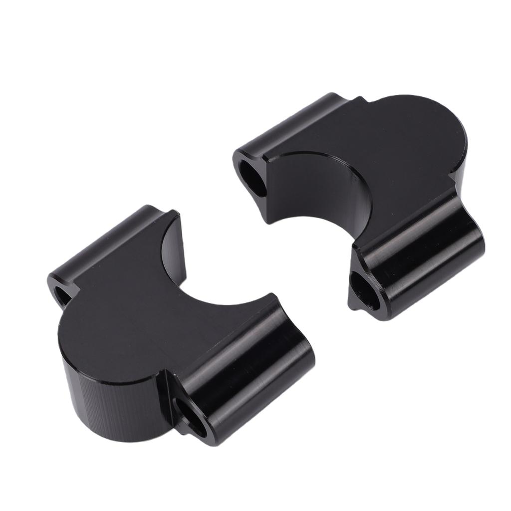 28mm Handlebar Riser Mount Clamp Aluminum Alloy Handle Bar Risers Clamps Adapter for Dirt Bike Motorcycle Black