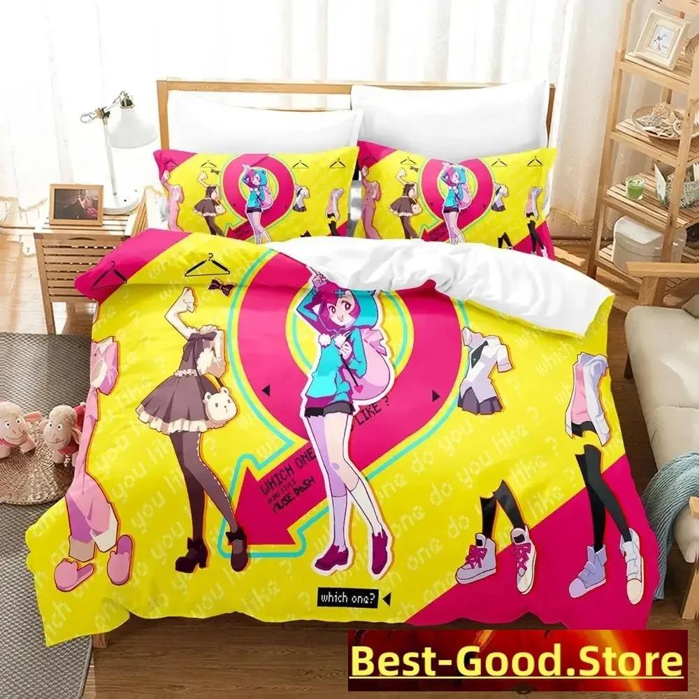Muse Dash Bedding Set Single Twin Full Queen King Size Bed Set Adult Kid Bedroom Duvetcover Sets Anime Parure De Lit Bed