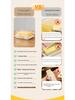 Butter and Cheese Portioning and Storage Box with Cutting Divider