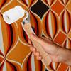 Wallpaper Seam Roller Tool Smooth Rolling Mechanism Beech Wood Handle Comfortable Grip Flat Surfaces Corners Durable Results