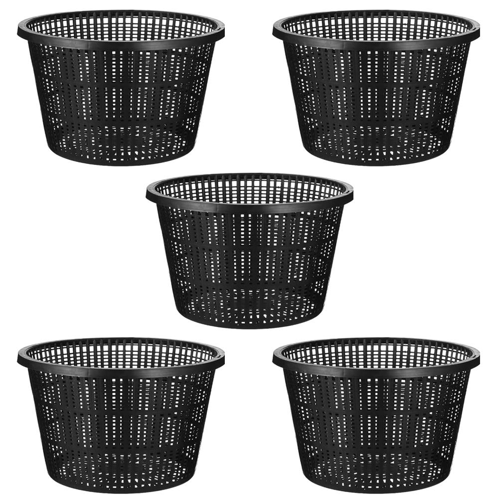 Easily Manageable Aquatic Baskets Pack of Five at Size Eight Point Three Inch