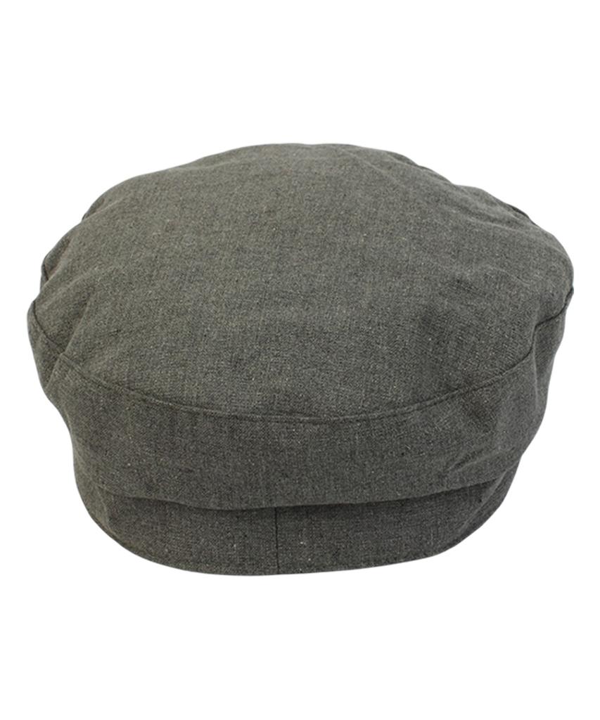 Yunibeosyeolkemiseuteuli Linen Khaki Logo Marine Cap