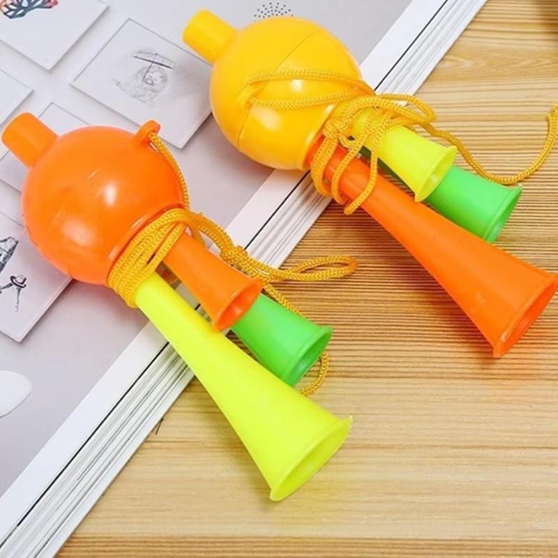 Whistle Cute Plastic Festival Gathering Entertainment Props Noise Producing Material Various Colors Team Building Props TMZ