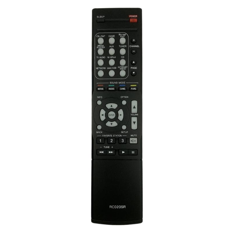 Plastic AVs Surround Receiver Remote Controls for RC020SR User Friendly Button Layout Universal Compatibility 1
