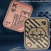 Metal Domino Push Slider Stress Relief Toy Anti Stress Edc Top Spinning Poker Toys Portable Decompress Magnetic Toys Adults Gift