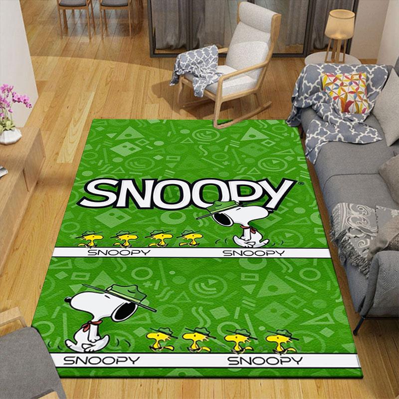 Cute Snoopy Cartoon Print Welcome Mat, Non-slip Decorative Home Rug, Suitable for Use In the Bedroom, Bedside, or Doorway.